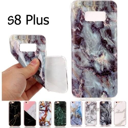 SM-G955 SM-G955F Cover Marble Effect Soft Silicon Case Cover For Samsung Galaxy S8 Plus Case TPU Capa Funda For Samsung S8 Plus