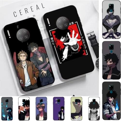 TOPLBPCS Dabi Boku no My Hero Academia Phone Case for Huawei Mate 20 10 9 40 30 lite pro X Nova 2 3i 7se