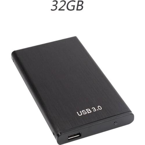 Alloy Usb3.0 High-speed Mobile Hard Disk 32GB External Hard Drive Hdd Portable Laptop Computer Mobile Hard Disk Accessories