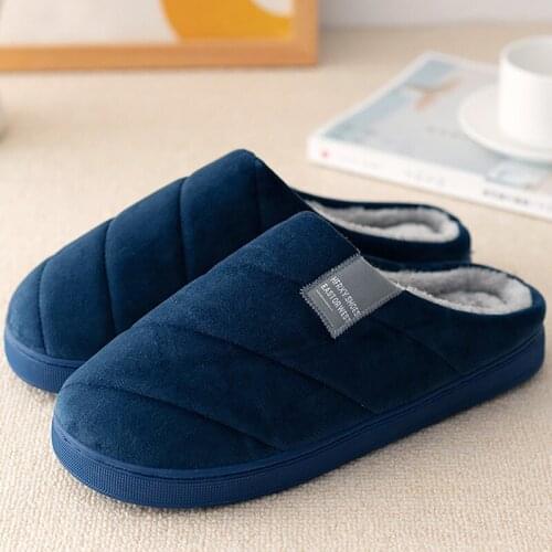Womens Winter Slippers Plus Size 43-47 Striped Velvet Comfortable Home shoes for girls Short Plush Suede Fur Slippers women