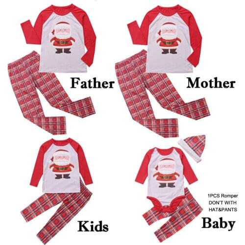 2021 Spring Autumn Christmas Family Matching Clothes Long Sleeve Suit Mom Dad Kids Me Baby Outfit Cotton Clothes Party Wear