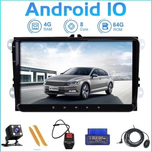 ZLTOOPAI Car Multimedia Player 2 Din Android 10 Car DVD For VW/Volkswagen/Golf/Polo/Tiguan/Passat/B7/B6/SEAT/leon/Skoda/Octavia