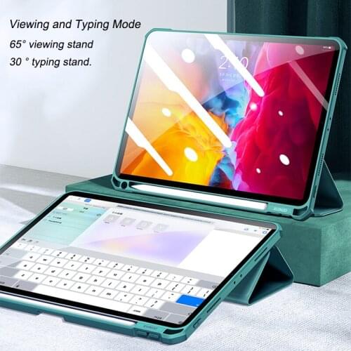 For iPad Pro 11 12.9 Case 2021,Xundd Tablet Case Leather Shell Protective Transaprent Cover For iPad Pro 11 12.9 2021 Case