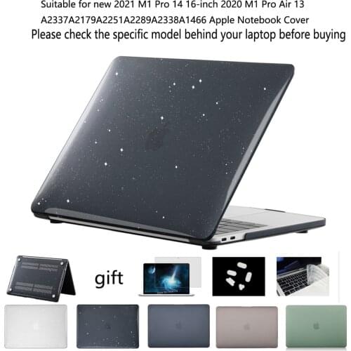 Crystal\Matte Case For Apple Macbook Air Pro Retina M1 Chip 11 12 13 15 16 Inch,for 2020 Air 13 A2179 Pro13 A2251 A2338 +gift