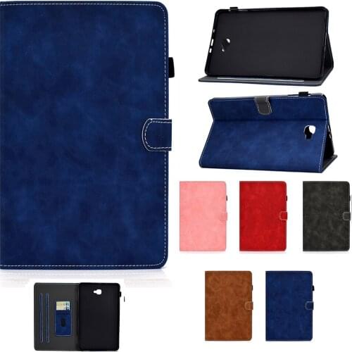 Cover for Samsung Galaxy Tab A A6 10.1" 2016 SM-T585 T585 Case Shell Funda Tablet Stand Shell Capa Coque 10.1 inch Tablet Case
