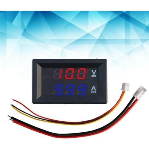 Digital Voltmeter Ammeter DC100V 10A Panel Amp Volt Voltage Current Meter Tester Drop Shipping