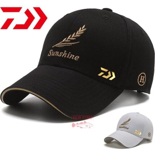 New DAIWA Fishing Hat Mens Casual Baseball Cap Outdoor Sun Protection Sports Breathable Hiking Riding Hat Sunshade Fishing Hat