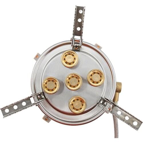 Compact size 15800W High Power Camping Gas Stove Five Core Flame Nozzle Fire Gas Adjustable Burner Camp Stove