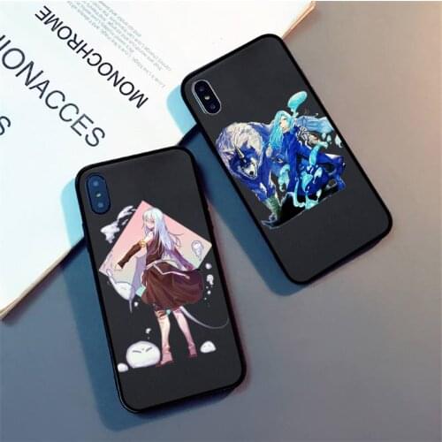 Cute girl Rimuru Tempest Anime Phone Case for iPhone 7 8 11 12 Pro X XS Max XR Samsung A S 10 20 50 Plus pro mobile bags