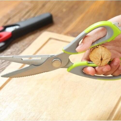 Multi-Functional Kitchen Scissors Cutter Knife Board Stainless Steel Kitchen Vegetable Knives Meat Potato Cheese Meat Cut