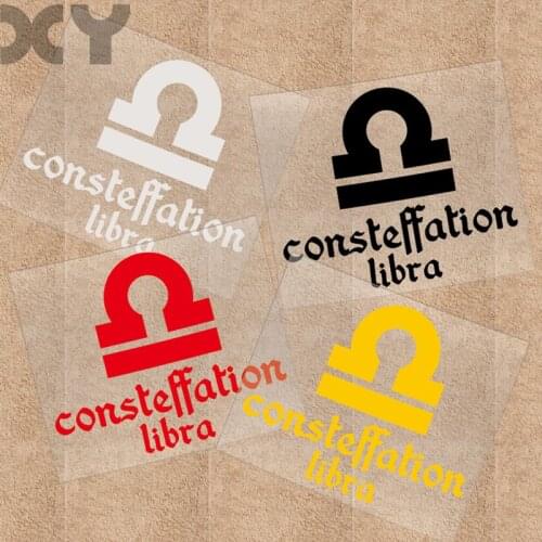 XY Motorcycle Sticker 12 Constellations Libra Waterproof Reflective Car Vinyl Stickers Decal Truck Drop Shipping
