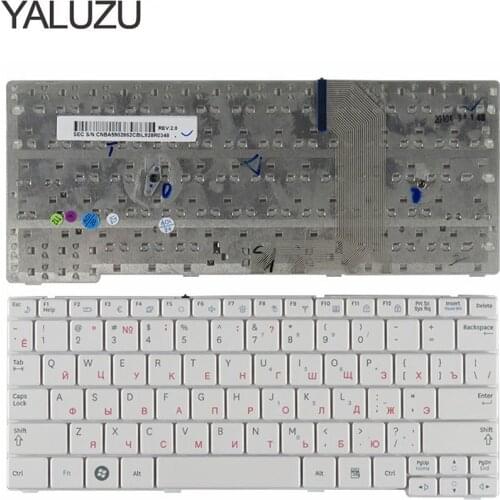YALUZU New Russian Keyboard for Samsung NF110 NP-NF110 White RU laptop keyboard