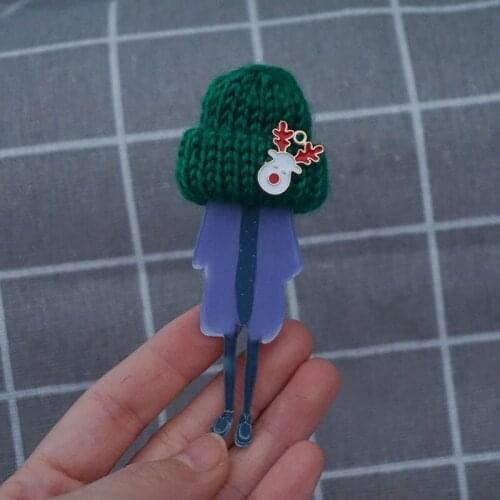 Girls Cute fashion deer Brooches Woman lovely Cartoon Badges bag Brooch Pins Harajuku Pins Icons Gifts for girlfriend