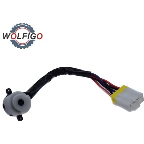 WOLFIGO Ignition Switch 6 PINS for Nissan 1995-98 240SX (SE, STD) / 4 CYL 2.4L / KA24DE 48750-70F00 4875070F00 US715 1S6350