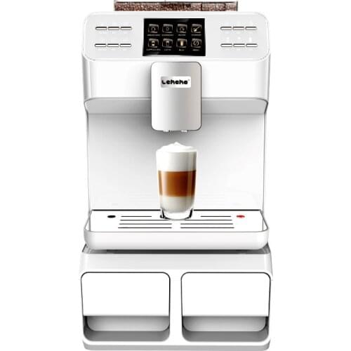 Full-automatic Coffee Machine Espresso Coffee Maker One-button Type Coffee Maker for Home/Office LHH-A9C-S
