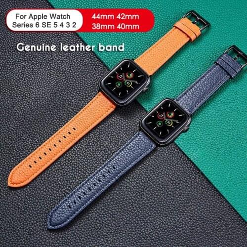 Apple Watch Series 6 SE 5 4 3 Strap, Iwatch 38mm 42mm Leather Strap, Apple Watch Strap 44mm 42mm 40mm 38mm Apple Watch Band