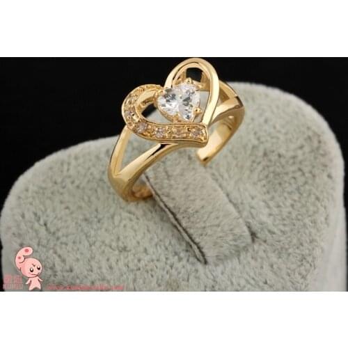 2013 New Arrival Romantic Love Heart Ring,Wholesale (KUNIU J0525) FREE SHIPPING