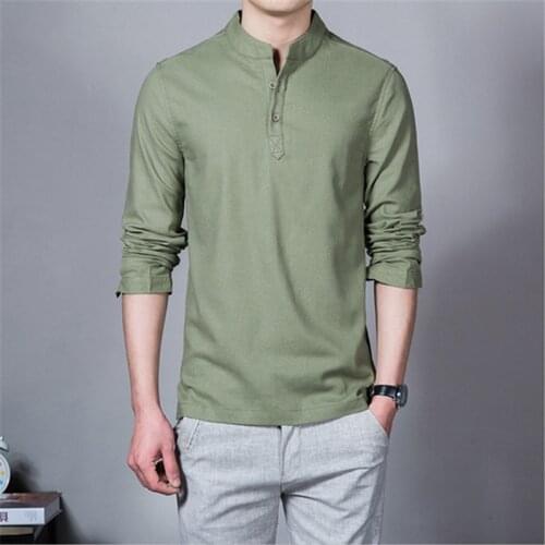 RUBU Men's Long Shirts