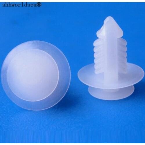 Shhworldsea 100PCS cars plastic clips car fastener Decorating plate positioning card buckle for isuzu