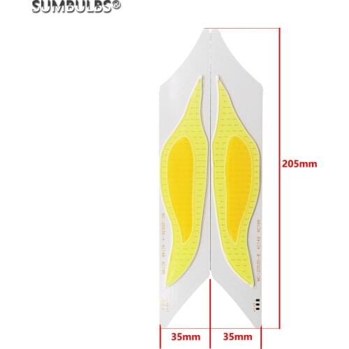 Manufacturer Special custom DC 12v 5w led cob strip light source double color bulb for diy fashion Auto daytime running lamp