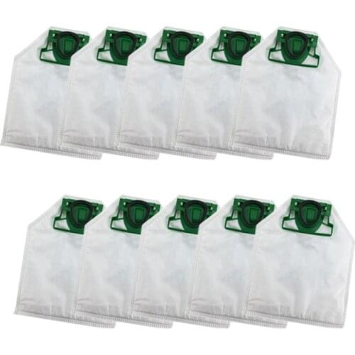 10 Pack Dust Bags for Vorwerk VK200 FP200 Vacuum Cleaner Parts Cleaner Smart Sweeping Robot Vacuum Cleaner Accessories