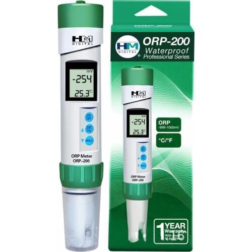HM Digital ORP Meter Tester Detector Monitor Automatic Calibration Datahold Waterproof ORP-200
