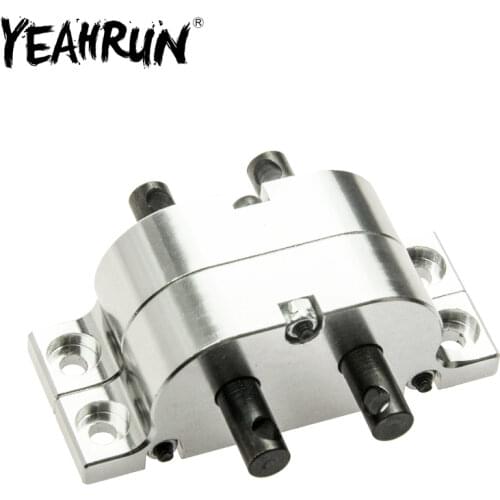 Metal Transfer Case Gearbox Intermediate Fixing Plate for Axial SCX10 D90 1:10 RC Crawler Car 1:14 Tamiya Truk