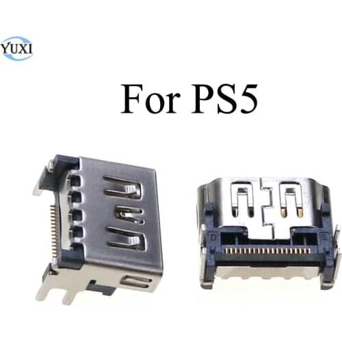 YuXi 1pc For Sony PlayStation 5 HDMI-compatible Port Socket Interface Connector For PS5 Controller