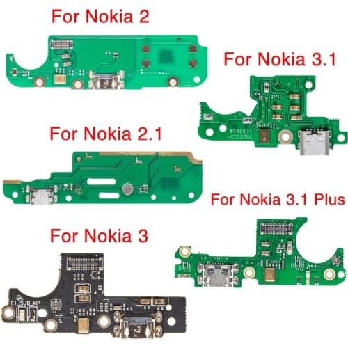1pcs USB Charging Dock Plug Socket Port Connector For Nokia 2 2.1 3 3.1 Plus Charger Data Flex Cable