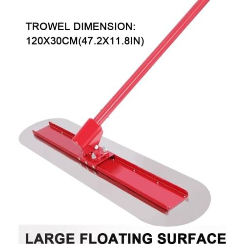 47''x12'' Concrete Leveling Machine Manual Push-Pull Leveling Cement Road Leveling Machine Concrete Finishing Trowel Tool