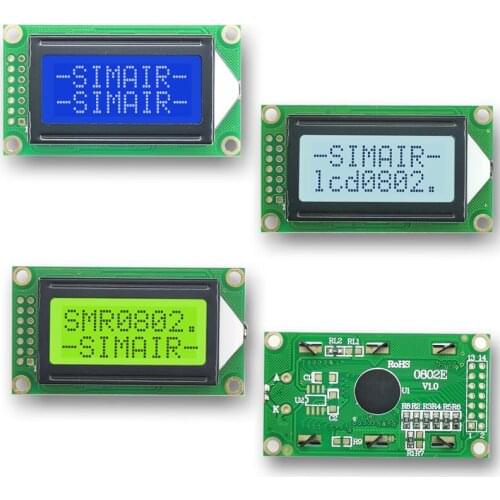 5V 3.3V SPLC780 COB STN 14PIN 802 8*2 8x2 Dot Matrix Panel Module Character LCM 0802 LCD Display Screen