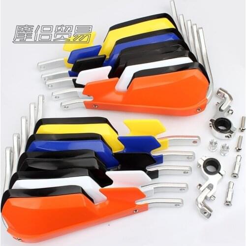 Off road motorcycle accessories 22 / 28mm diameter reducing handlebar anti falling hand guard Wind Shield Motorbike protection
