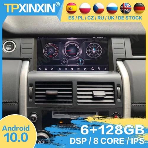 2 Din Car Radio Stereo Receiver Android 10.0 For Land Rover Discovery Sport GPS Navigation Player Video Receiver IPS Head Unit