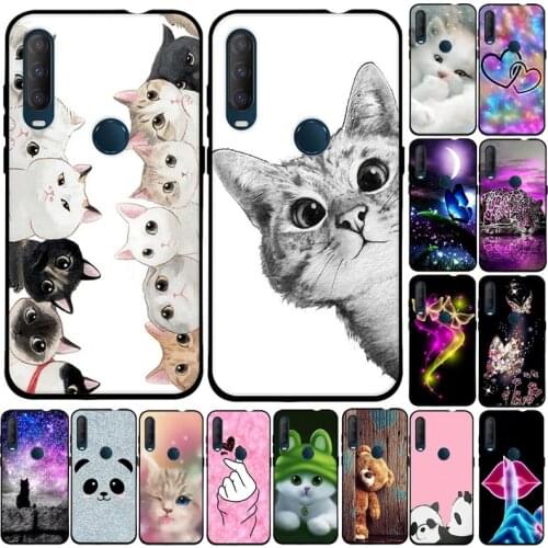 A Alcatel 1SE 2020 Case Cover Soft Silicone Cute TPU Back Cover For Fundas Alcatel 1 SE 2020 Phone Case Bags Bumper Shell Coque