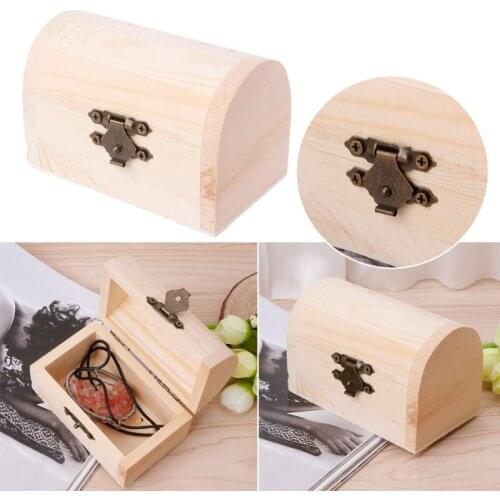 Wooden Jewelry Box Makeup Organizer Packing Crafts Storage Case Exquisite Earrings Bracelets Organizador Storage Box