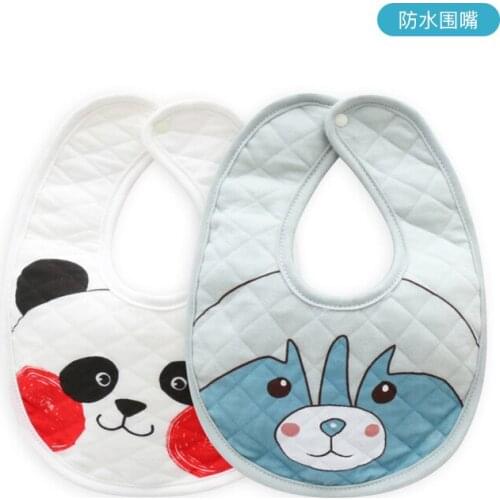 Baby Cotton Waterproof Bib Saliva Towel Spring And Summer Newborn Baby Anti-Spitting Milk Eating Bib Autumn And Winter
