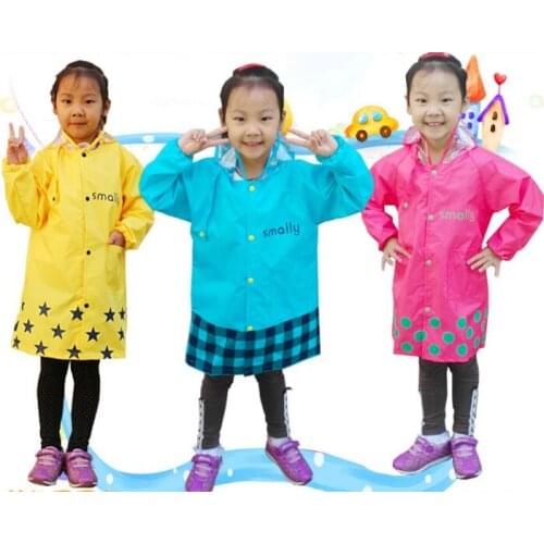 Wholesale Childrens Cartoon Thicken Rainwear Conjoined raincoat Waterproof windproof Mackintosh