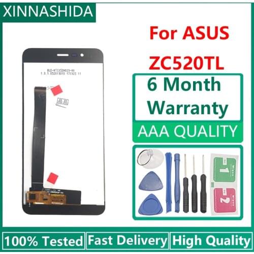 5.2'' For Asus Zenfone 3 Max ZC520TL Display LCD Touch Screen Digitizer Assembly X008D ZC520TL LCD Display