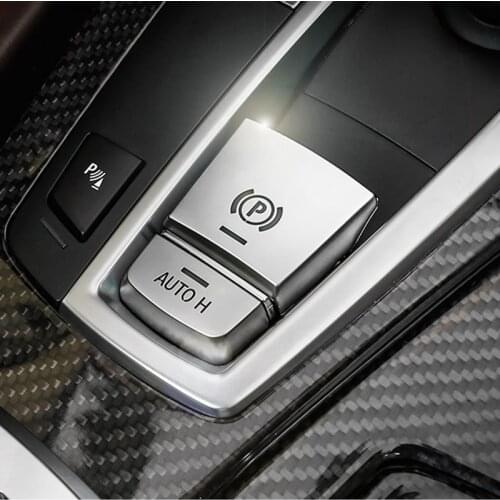 For BMW F10 F07 F01 X3 F25 X4 F26 F11 F06 X5 F15 X6 Car Electronic Hand Brake AUTOMATIC H Button Cover Interior Accessories