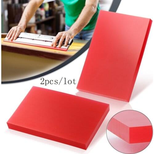 FOSHIO 2pcs Vinyl Carbon Fiber Resistant Rubber Blades Auto Window Tint Foil Film Car Sticker Remover Squeegee Glass Water Wiper