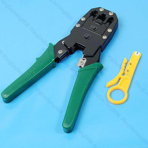 Hot RJ45 RJ11 RJ12 CAT5 Network Lan Cable Wire Stripper Crimper Crimp PC Tool 62KB Dropshipping