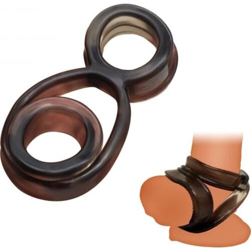 8 Word Delay Semen Penis Rings Scrotum Binding Delay Ejaculation Cock Ring Sex Toys for Men, Chastity Device Lock Adult Products