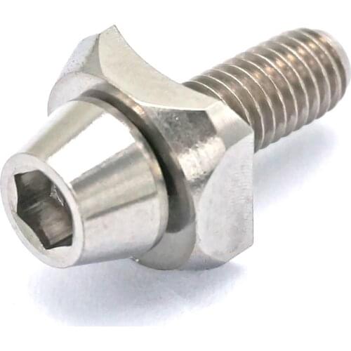 M5x16mm Ti GR5 Titanium Screw Bolt With Concave Washer For Bike Front Derailleur