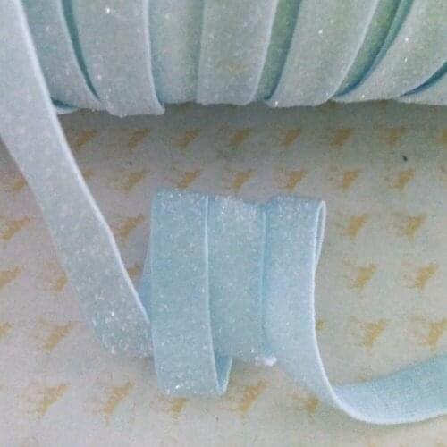 3/8" frosted glitter elastic M-9(4) for accessaries, 250yards/roll