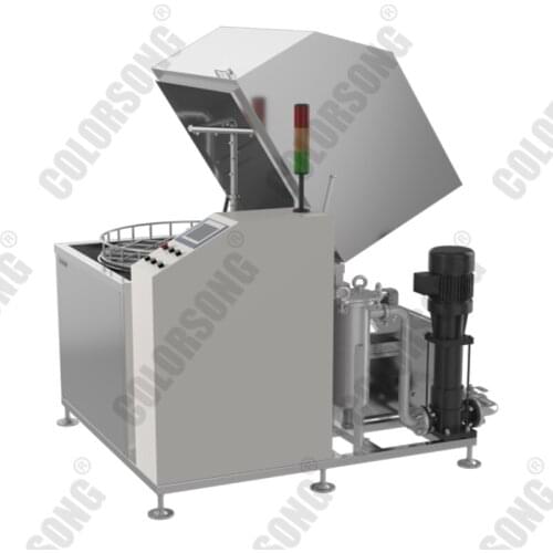 High Pressure Spraying Cleaning Machine for Drums Single Station Rotary Stainless Steel Spray Washer For Car Radiators