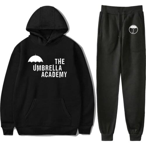 The Umbrella Academy Two Piece Men Set Women/Men Hoodies+Long Pants Pullover Unisex Harajuku Suit boy Tracksuit Hot clothing