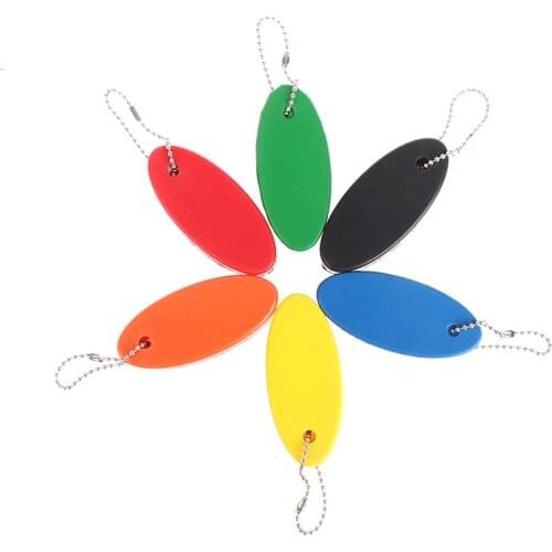 Buoyant Key Ring Tube Float Keychain Floating Key Chain For Fishing Sailing Surfing Kayak Swimming Water Sports