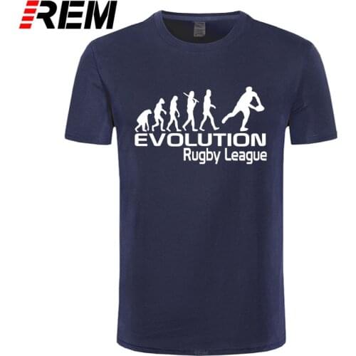REM Evolution Of Rugby League Sport Mens T Shirt Gift Size