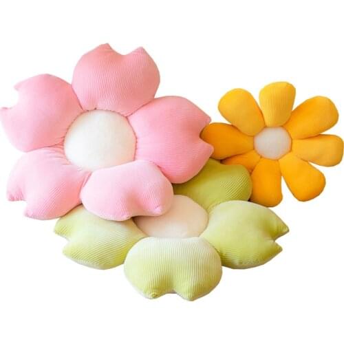 Net Red Kawaii Little Daisy Plush Toy Doll Flower Cushion Sleeping Pillow Living Room Sofa Decoration Cushion Girl Holiday Gift