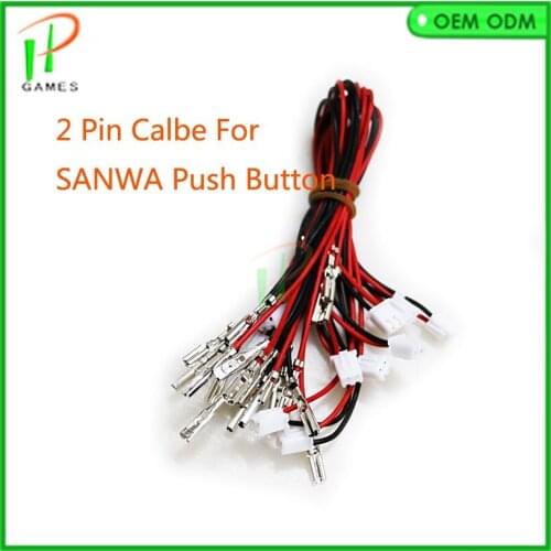 1000pcs 2.8m 4.8mm connector arcade push button Cable